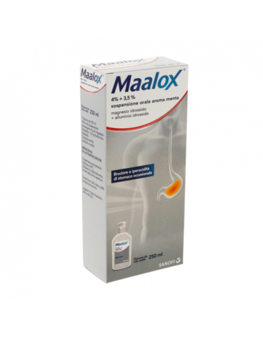 Maalox Orale Sosp 250 Ml 4% + 3,5%...