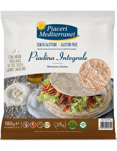 Piaceri Medit Piadina Integrale 180 G