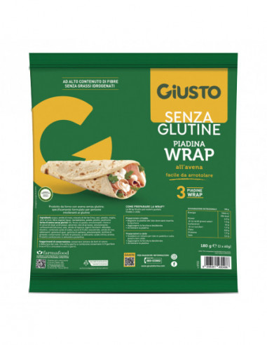 Giusto Senza Glutine Wrap Con Avena 3...