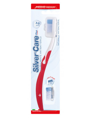 Silvercare Plus Spazzolino Medio +...