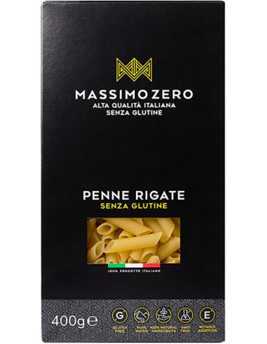 Massimo Zero Mezze Penne Rigate 400 G