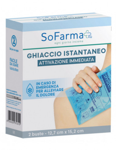 Ghiaccio Istantaneo 2 Pezzi Sofarmapiu'