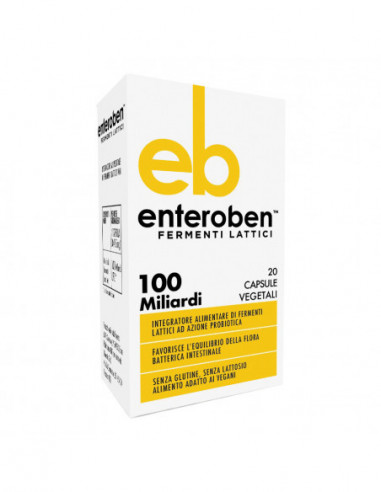 Enteroben 100mld 20 Capsule Vegetali