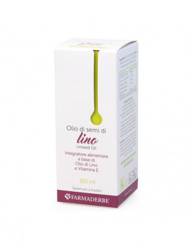 Olio Alimentare Lino Semi 100 Ml