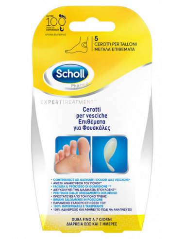 Cerotto Scholl Vesciche Tallone 6 Pezzi