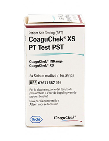 Coaguchek Xs Pt Pst 24 Strisce Test
