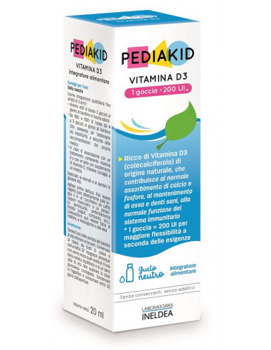 Pediakid Vitamina D3 200iu 200 Ml