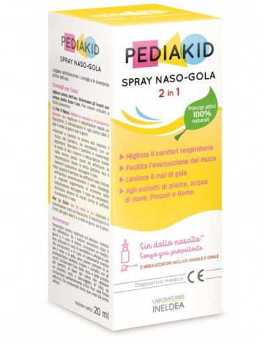 Pediakid Spray Naso Gola 20 Ml