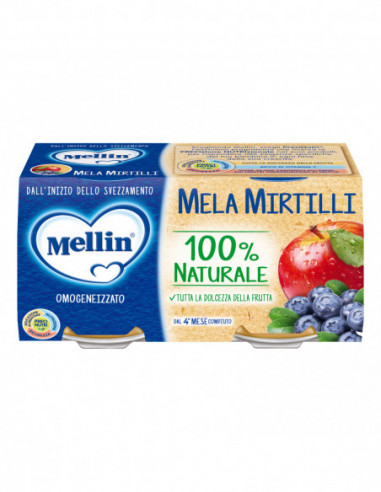 Mellin Omogeneizzato Mela Mirtillo...