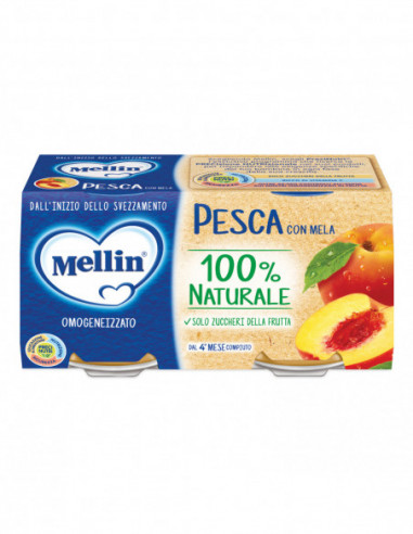 Mellin Omogeneizzato Pesca Mela 100 G...