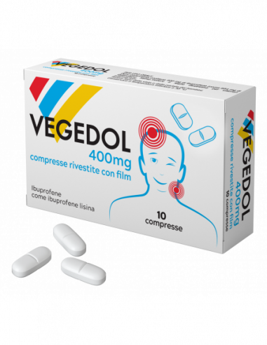 Vegedol 10 Cpr Riv 400 Mg
