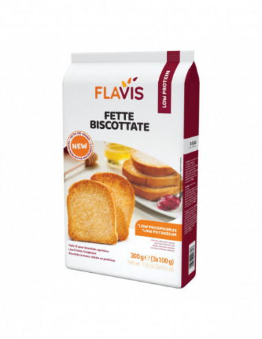 Flavis Fette Biscottate Aproteiche 300 G