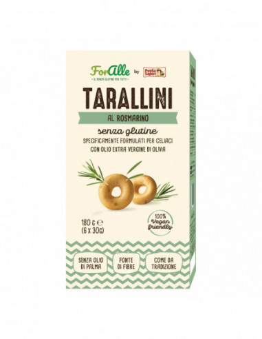 Foralle Tarallini Rosmarino 6 Bustine...