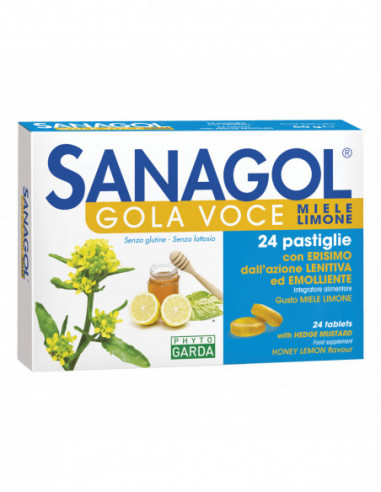 Sanagol Gola Voce Miele Limone 24...