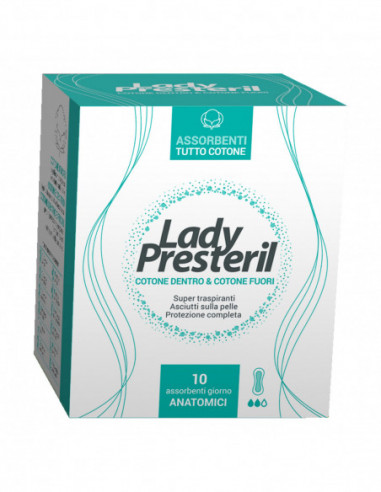 Lady Presteril Anatomico Pocket 10 Pezzi