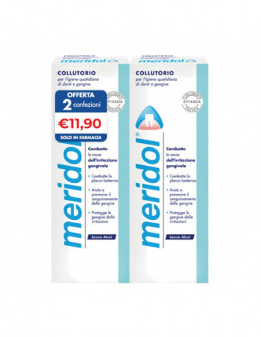 Meridol Collutorio Bipacco 2 X 400 Ml