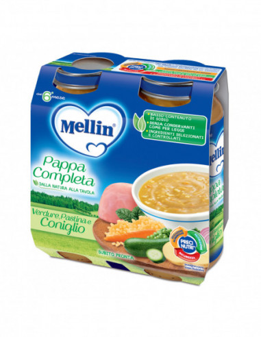 Mellin Pappa Completa Coniglio 250 G...