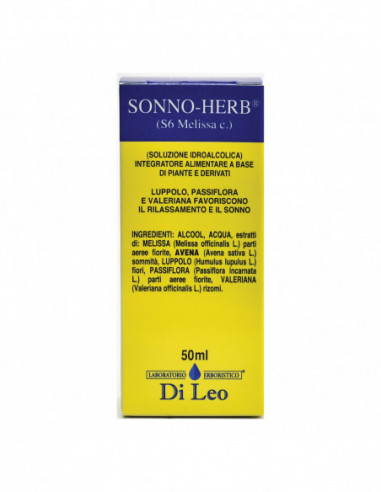 Sonno-herb Composto S 6 Melissa 50 Ml