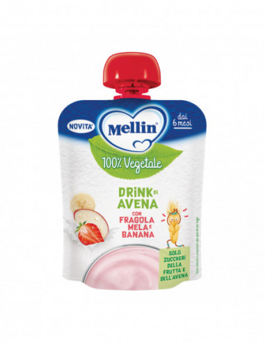 Mellin Pouch Avena Mela Fragola...
