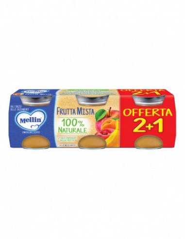 Mellin Omogeneizzato Frutta Mista 3...