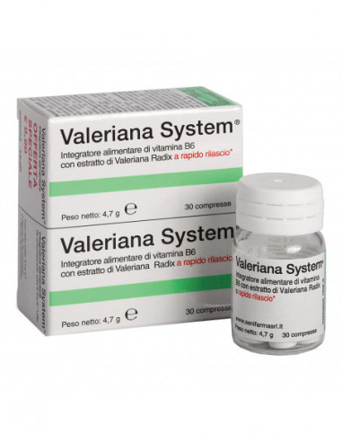 Valeriana System 30 Compresse + 30...