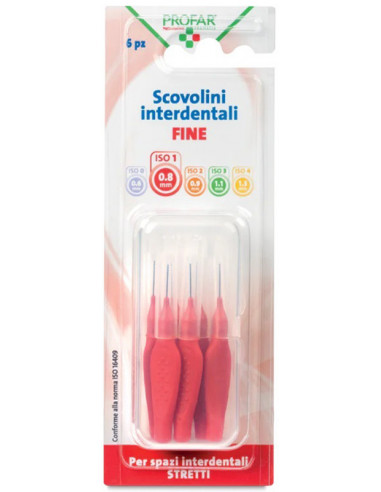 Profar Scovolini Rosso 0,8 6 Pezzi