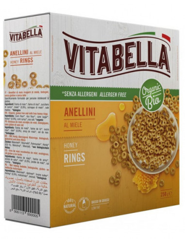 Vitabella Anellini Avena Miele 300 G