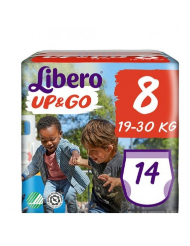 Libero Up&go Pannolini 8 19-30 14 Pezzi