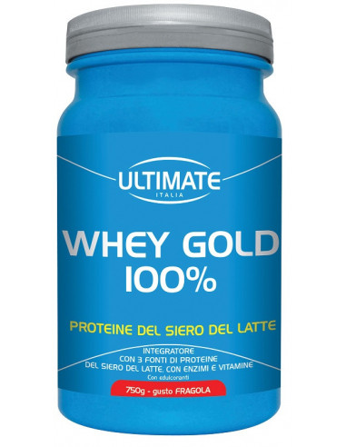 Whey Gold 100 % Fragola 750 G 1 Pezzo