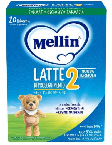 Mellin 2 Latte Polvere 700 G