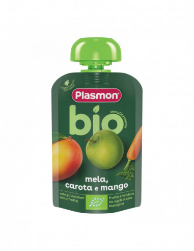Plasmon Mela Carota Mango Bio Pouches...