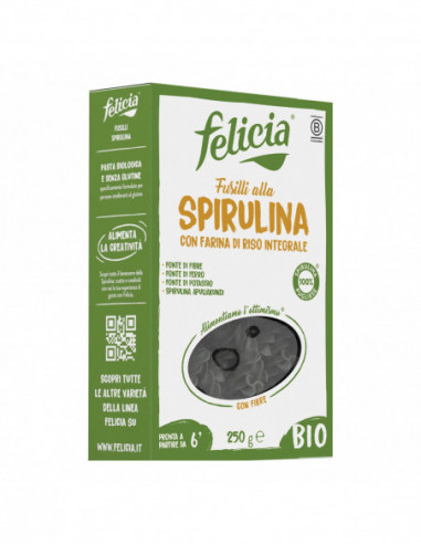 Felicia Fusilli Spirulina 250 G