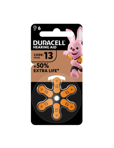 Duracell Easy Tab 13 Arancio Batteria...