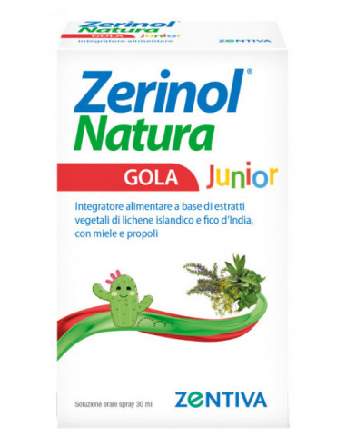 Zerinol Natura Gola Junior Spray 30 Ml