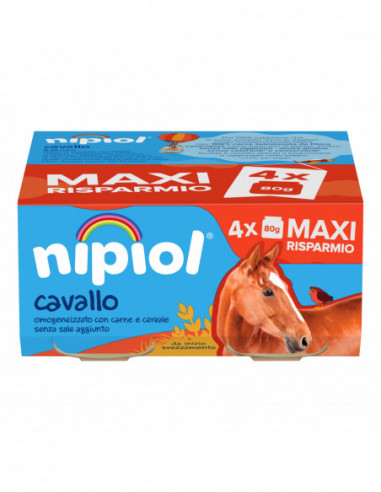 Nipiol Omogeneizzato Cavallo 4 X 80 G