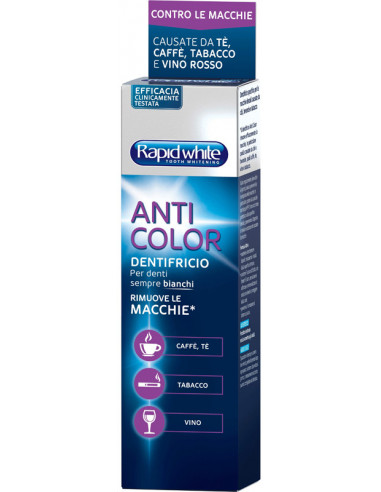 Rapid White Dentifricio Anticolor 75 Ml