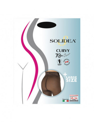 Curvy 70 Opaque Collant Nero 3ml-xl