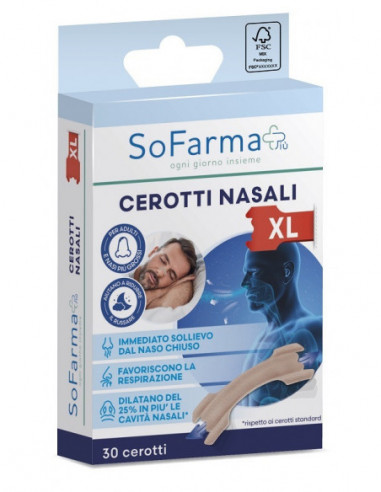 Cerotto Nasale Extra Large 6,7 X2cm...