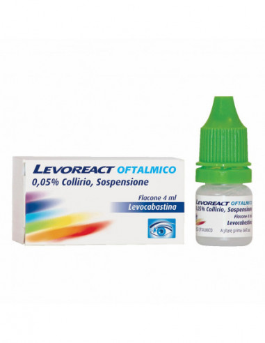 Levoreact Oftalmico Collirio 4 Ml 0,5...