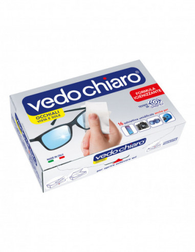 Vedochiaro Occhiali 16 Salviette...