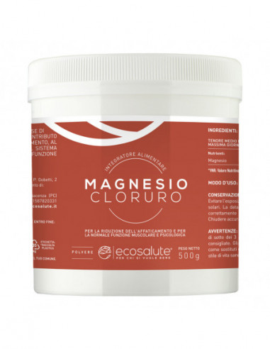 Magnesio Cloruro Polvere 500 G