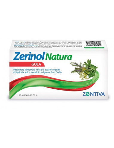 Zerinol Natura Gola 20 Caramelle...
