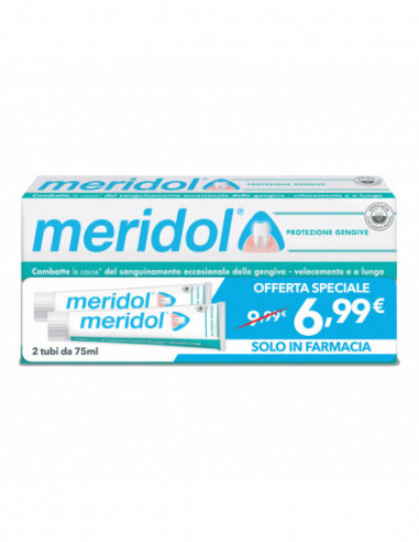 Meridol Dentifricio Bitubo 75 Ml X 2