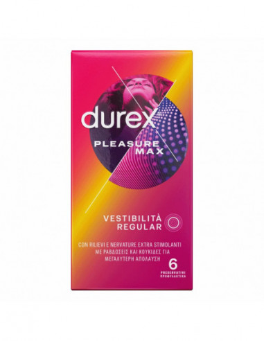 Profilattico Durex Pleasuremax Easyon...