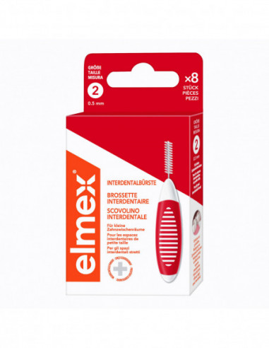 Elmex Interdental Brush Red 0,5mm 8...