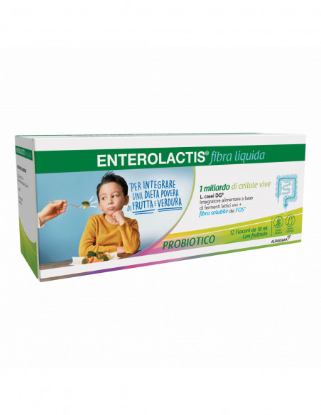 Enterolactis Fibra Liquida 12 Flaconcini Da 10 Ml