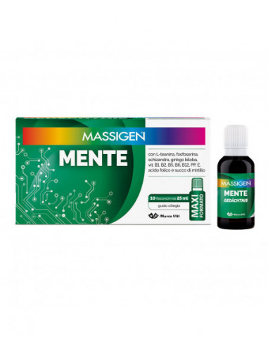 Massigen Mente 10 Flaconi Da 25 Ml