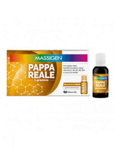 Massigen Pappa Reale 10 Flaconi Da 25 Ml