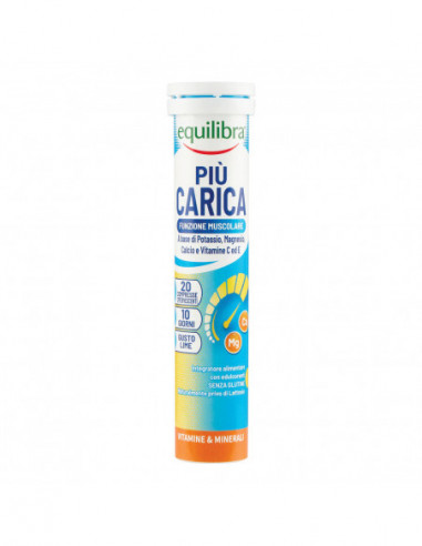 Piu' Carica Gusto Lime 20 Compresse...