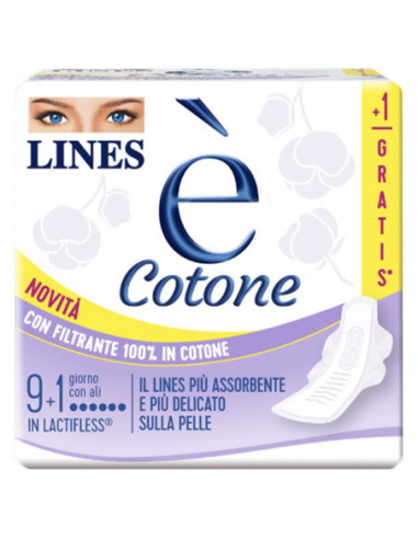 Lines E' Cotone Ali Assorbente...